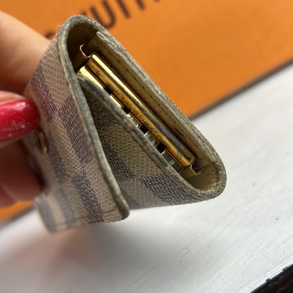 Auth. Louis Vuitton Damier Azul 4 Hook Ring Key Holder Case Wallet Multicles LV - Picture 13 of 17